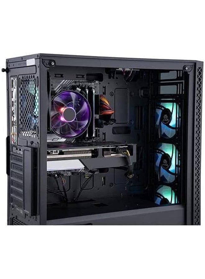 Gaming PC Intel i5-12400F, 16GB DDR4, Nvidia GTX 1650, 500GB NVME M.2 SSD + 1TB HDD, Windows 10 pro, RGB Gaming Computer PC (i5-12400F, GTX 1650) S5 GTX 1650 i5-12400F