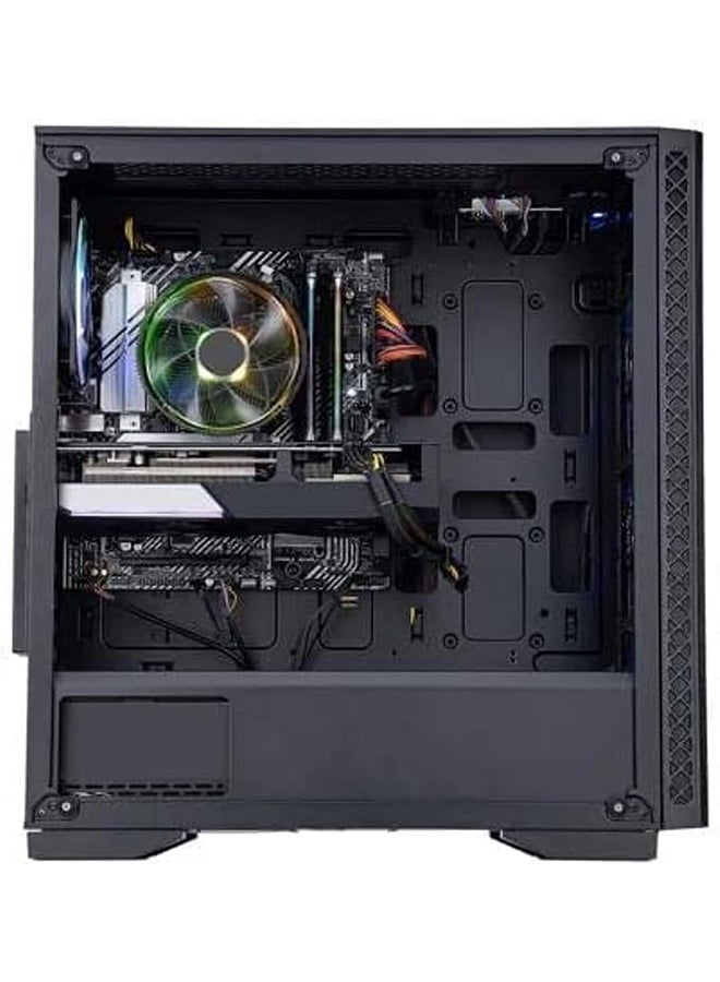 Gaming PC Intel i5-12400F, 16GB DDR4, Nvidia GTX 1650, 500GB NVME M.2 SSD + 1TB HDD, Windows 10 pro, RGB Gaming Computer PC (i5-12400F, GTX 1650) S5 GTX 1650 i5-12400F