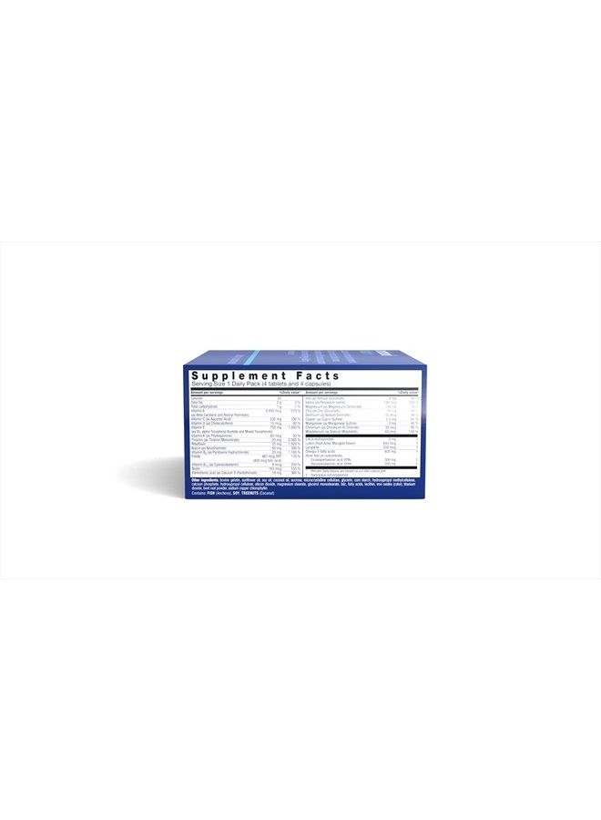 Vital M Tablet Packets, Men's Multivitamin, 30-Day Supply, Vitamins A, B, C, D, E, K, Iodine, Omega-3