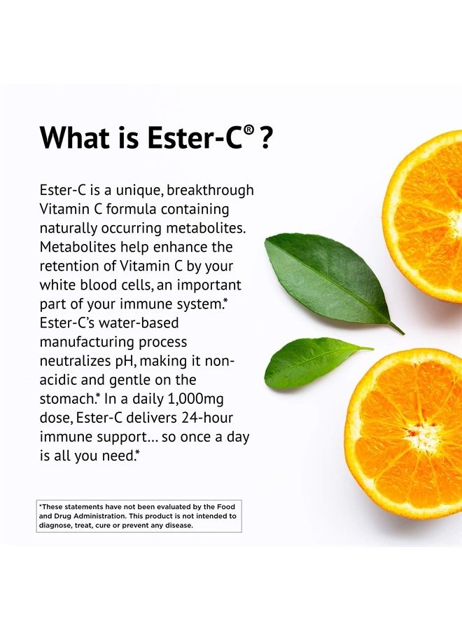 Ester-C® 500 mg with Citrus Bioflavonoids Veg. Capsules 120