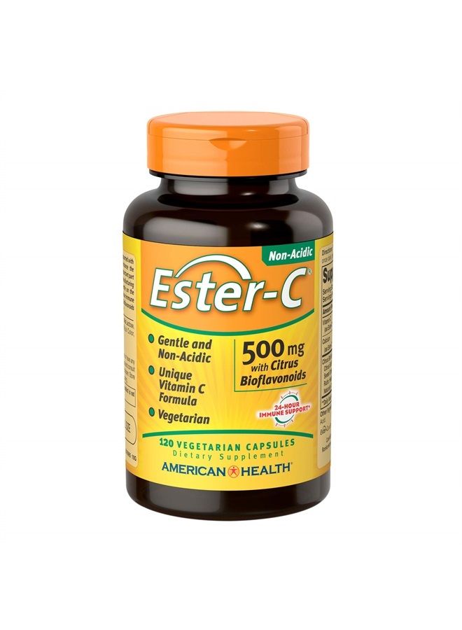 Ester-C® 500 mg with Citrus Bioflavonoids Veg. Capsules 120