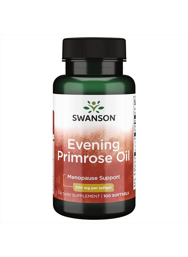 Evening Primrose Oil (Omegatru) 500 Milligrams 100 Sgels