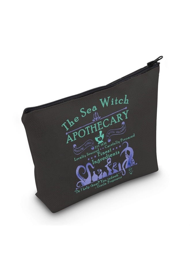 Sea Witch Apothecary Gift Little Mermaid Inspired Gift Halloween Villain Cosmetic Bag (The Sea Witch Cosmetic Bag)