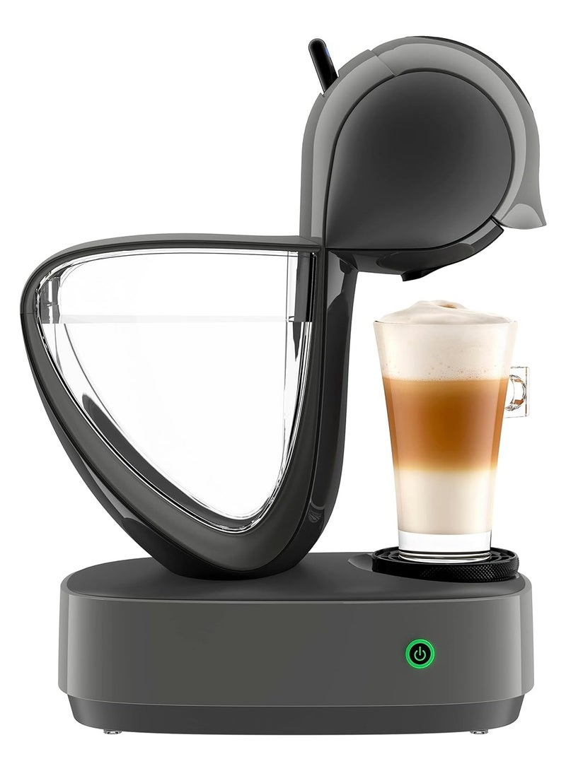 Nescafe Dolce Gusto INFINISSIMA Touch Automatic Coffee Machine - Compact Design with 15-Bar Pump Pressure, XL Function, and Easy Cleaning 1.2 L 1600 W EDG268.GY Grey