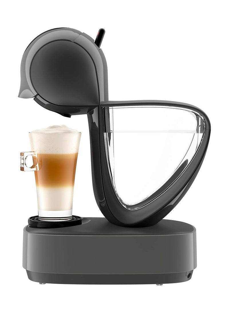 Nescafe Dolce Gusto INFINISSIMA Touch Automatic Coffee Machine - Compact Design with 15-Bar Pump Pressure, XL Function, and Easy Cleaning 1.2 L 1600 W EDG268.GY Grey