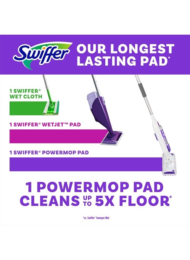 PowerMop Multi-Surface Mop Kit for Floor Cleaning, Fresh Scent, Mopping Kit Includes PowerMop, 2 Mopping Pad Refills, 1 Floor Cleaning Solution with Fresh Scent and 2 Batteries