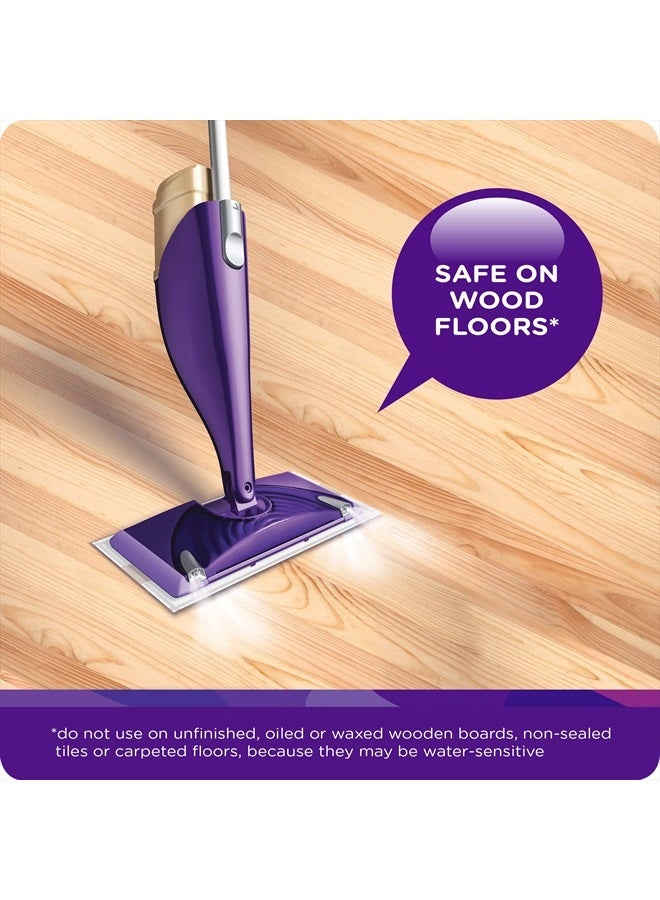 WetJet Mops for Floor Cleaning, Hardwood Floor Cleaner Spray Mop Pad Refill, 20 Count (Pack of 1)
