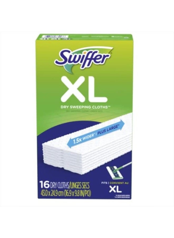 Sweeper X-Large Disposable Sweeping Cloths, 16-Count Boxes (Pack of 3)