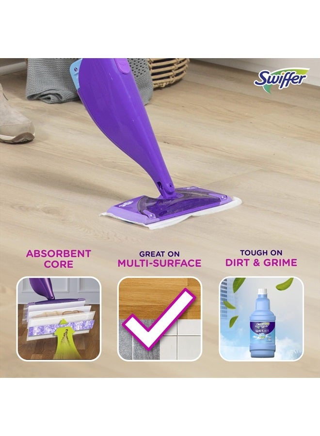 WetJet Multi Surface Floor Cleaner Spray Mop Pad Refill, 24 count