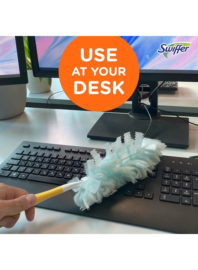 Feather Dusters Multi-Surface Duster Refills, Bamboo, White, 18 count