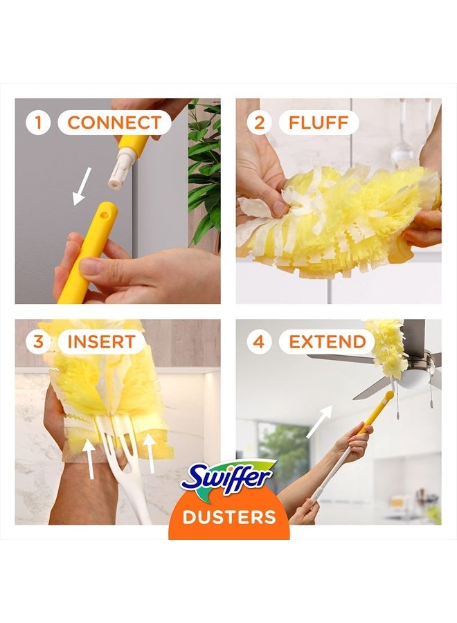 360 Dusters Extendable Handle Starter Kit, 3 Count Duster Refill