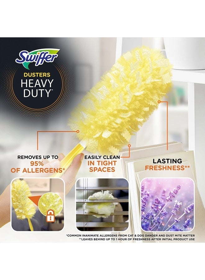 Dusters Heavy Duty Multi-Surface Duster Refills for Cleaning, Lavender Scent, 11 Count