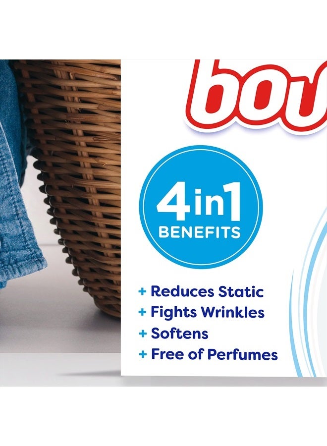 Fabric Softener Dryer Sheets, Free & Gentle, 120 Count
