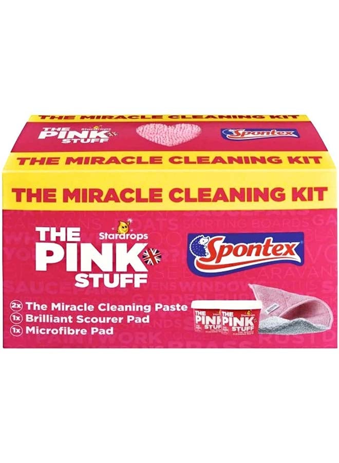 The Pink Stuff Miracle Cleaning Paste Pink 30.1 x 19.4 x 18.2cm