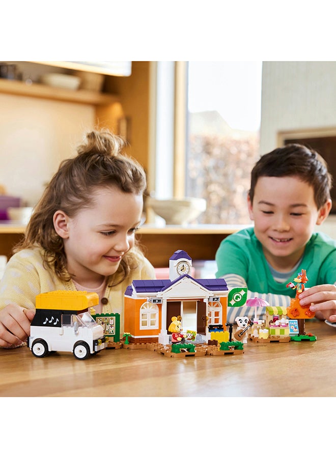 Animal Crossing K.K.’s Concert at the Plaza Building Toy for 7 Plus Year Old Girls and boys, with Café Playset, Figures and Vehicle from the Video Games, Pretend Play Gift for Kids 77052 LEGO