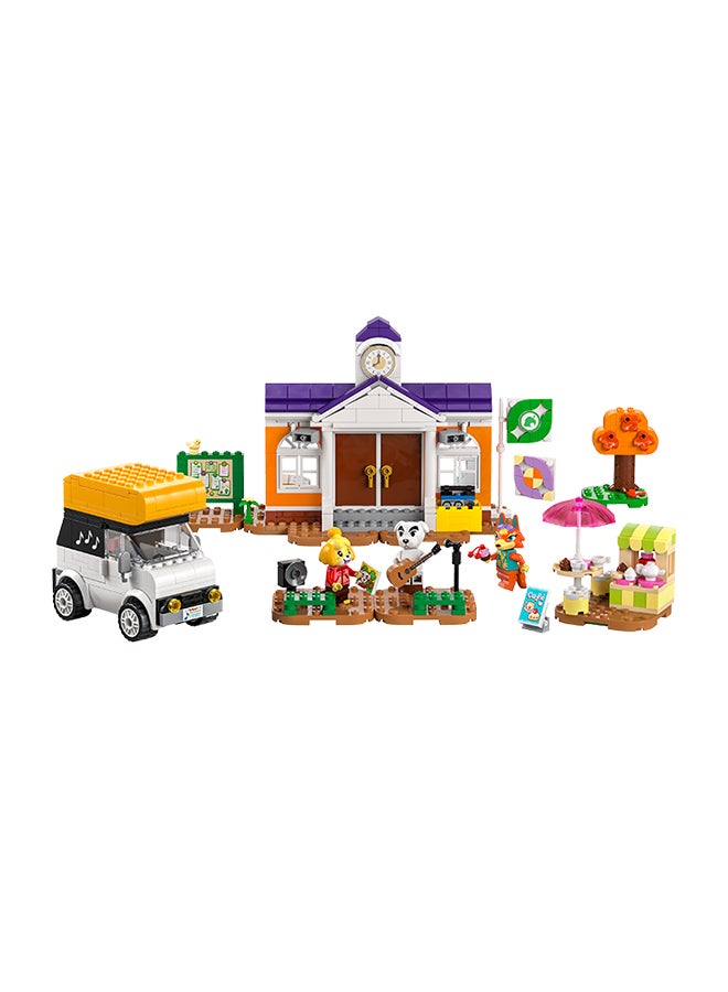 Animal Crossing K.K.’s Concert at the Plaza Building Toy for 7 Plus Year Old Girls and boys, with Café Playset, Figures and Vehicle from the Video Games, Pretend Play Gift for Kids 77052 LEGO