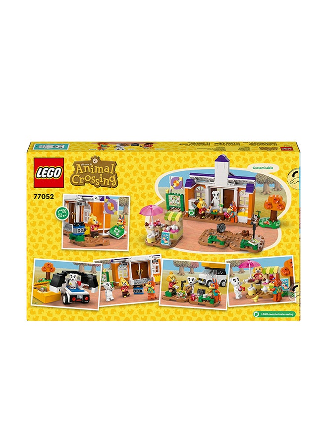 Animal Crossing K.K.’s Concert at the Plaza Building Toy for 7 Plus Year Old Girls and boys, with Café Playset, Figures and Vehicle from the Video Games, Pretend Play Gift for Kids 77052 LEGO
