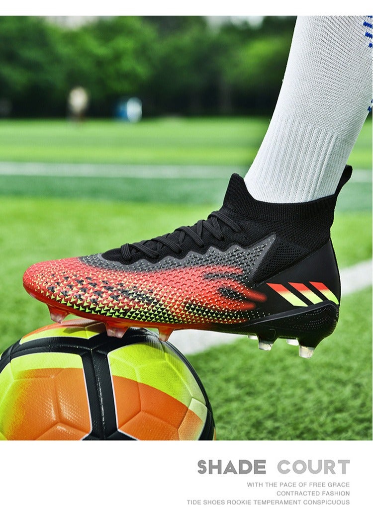 Men's football shoes, suitable for outdoor and indoor professional teenage boy football shoes, men's and women's universal football shoes.