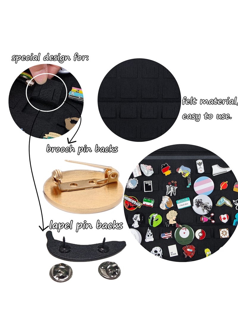 Wall Hanging Brooch Pin Storage Organizer, SYOSI Brooch Collection Storage Holder, Enamel Pin Display and Brooch Collection Storage Holder, Brooch Pin Collection Storage Holder Holds Up to141 Pins