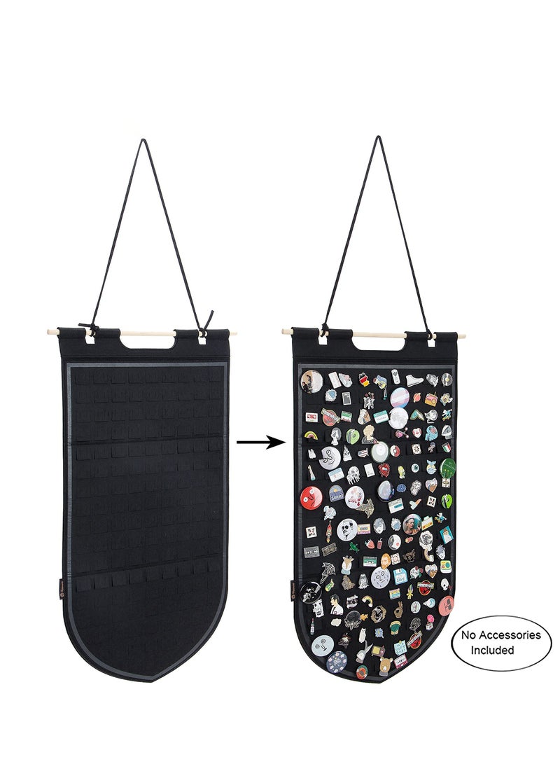 Wall Hanging Brooch Pin Storage Organizer, SYOSI Brooch Collection Storage Holder, Enamel Pin Display and Brooch Collection Storage Holder, Brooch Pin Collection Storage Holder Holds Up to141 Pins