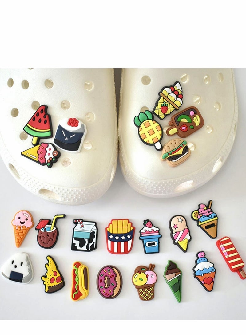 Shoe Charms for Crocs, Cartoon Crocs Charm Decoration ​PVC Charms Bracelet Wristband for Men Women Kids Girl Boy, Buckle Party Favors Birthday Gifts Nurse Charm 70 PCS