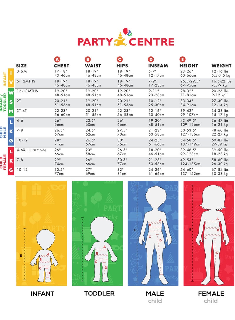 Disney Baby Ariel Classic Infant Costume, Red,12-18 Months