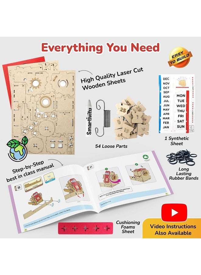 Smartivity Infinity Calendar Organizer Stem DIY Fun Toy, Best Gift For Boys & Girls age 8-14, Educational Activity Game For Kids