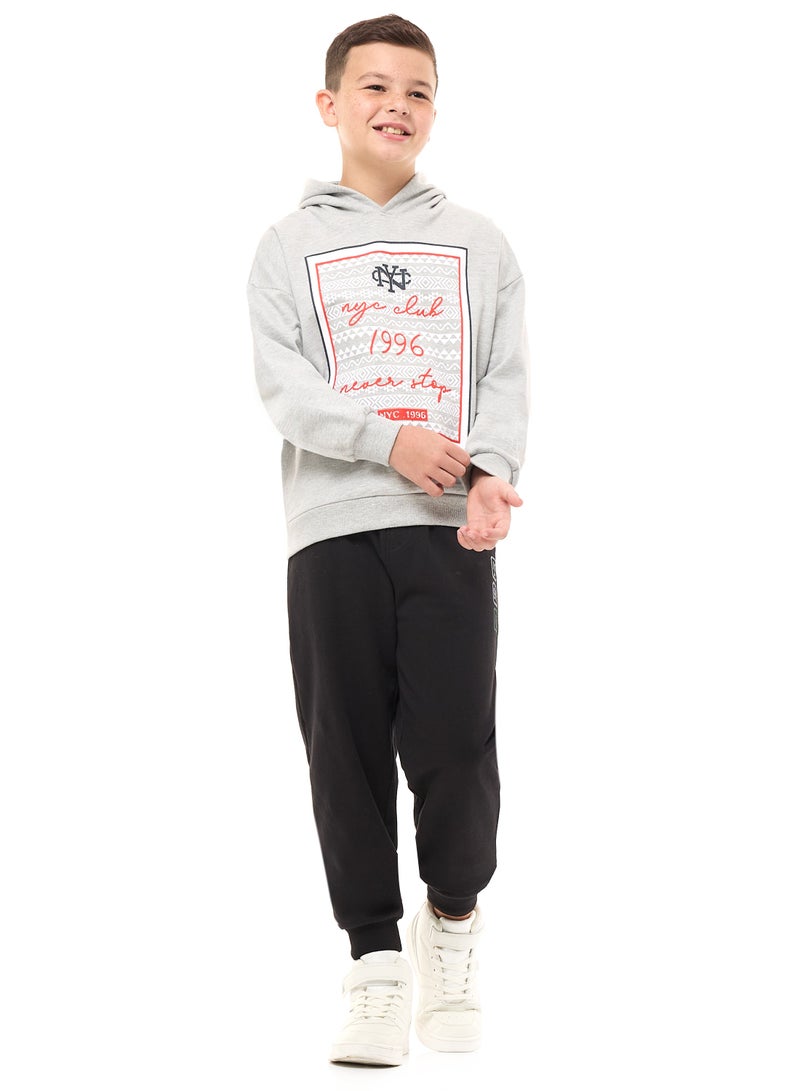 Boys' Graphic Printed Hoodie