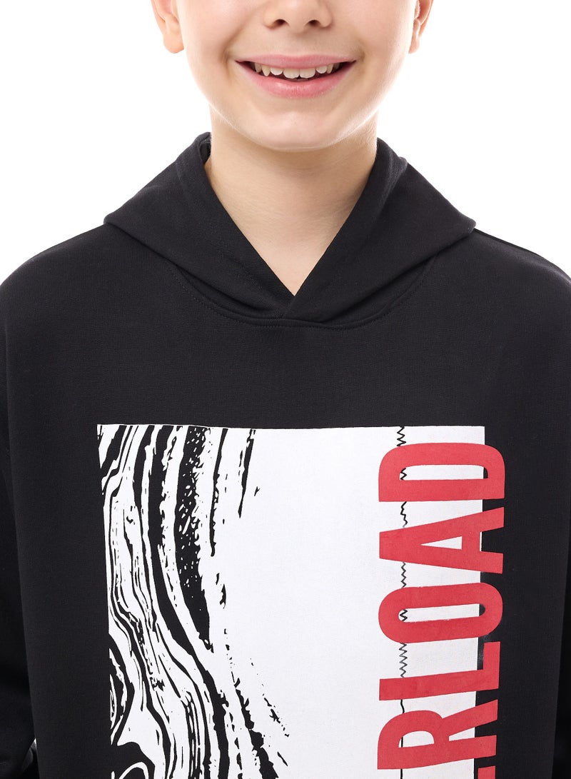 Boys' Graphic Printed Hoodie 