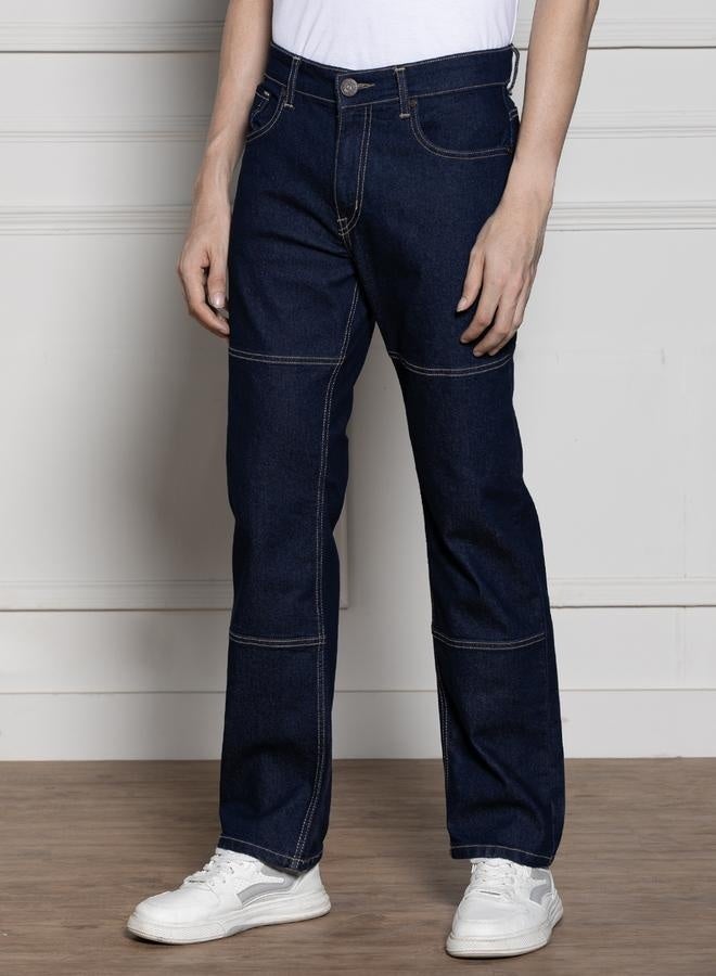 Men’s Dark Blue Relaxed Fit Jeans