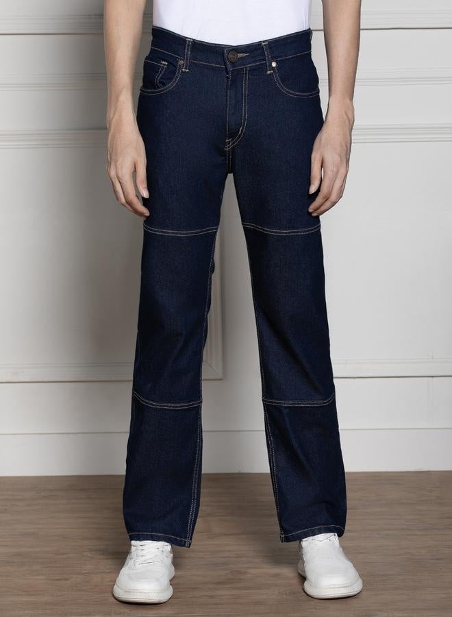 Men’s Dark Blue Relaxed Fit Jeans