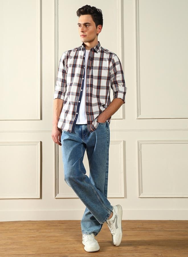 Men's Light Blue Relaxed Fit Jeans - Casual Comfort