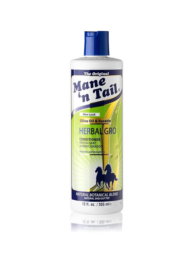 Mane 'n Tail Herbal Gro Conditioner with Shea Butter, 12 Oz