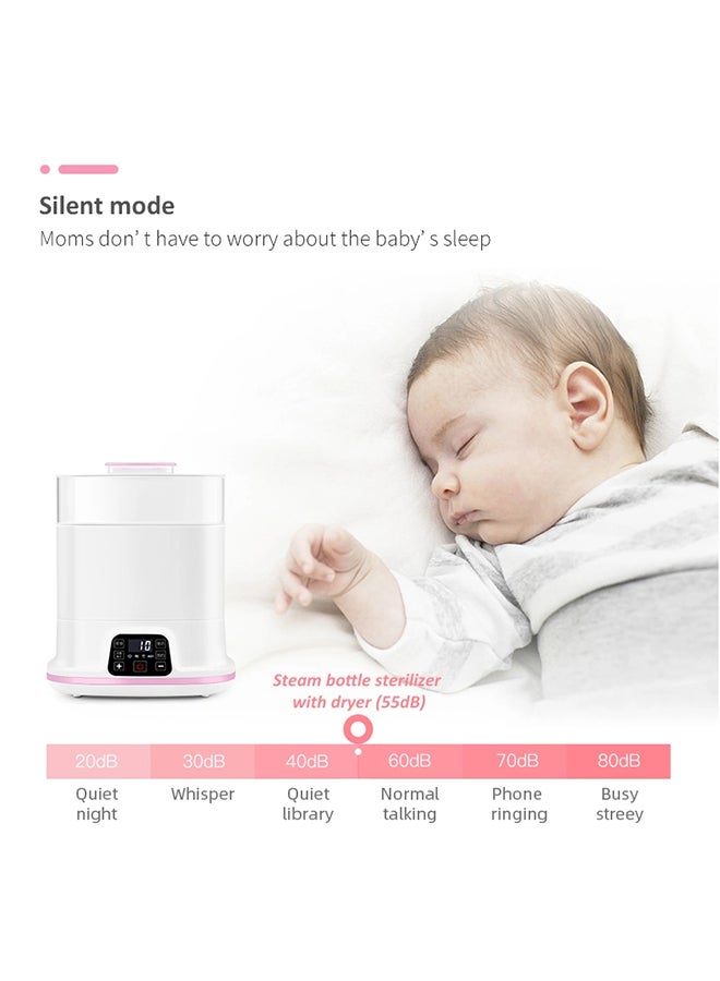 Multifunction Food Grade High Capacity Steri-Tream Baby Bottle Sterilizer With Dryer