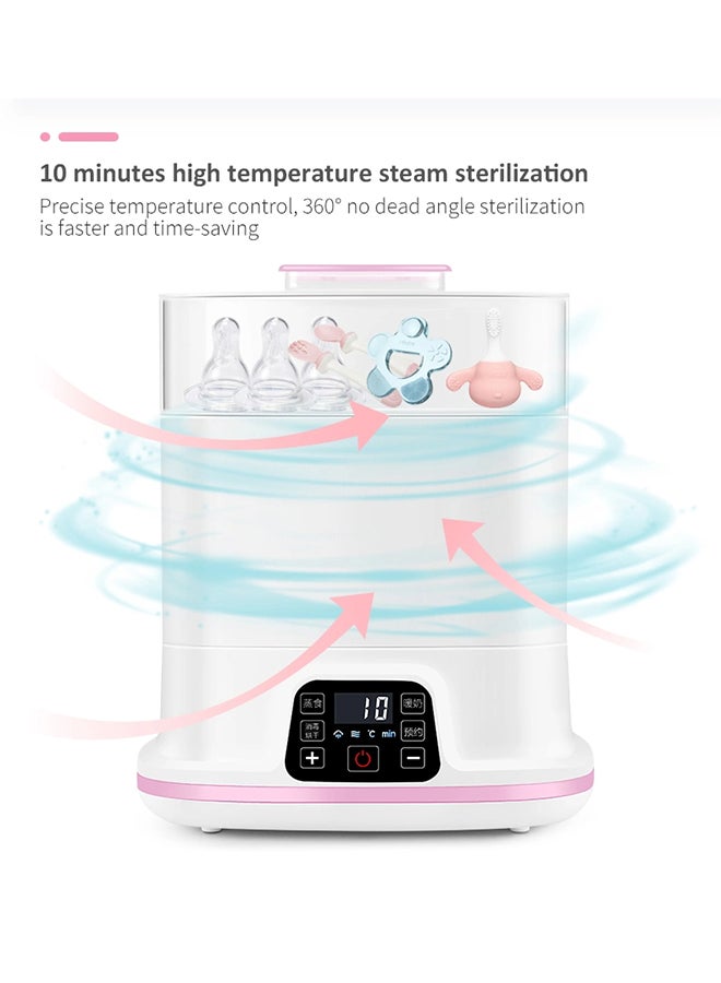 Multifunction Food Grade High Capacity Steri-Tream Baby Bottle Sterilizer With Dryer