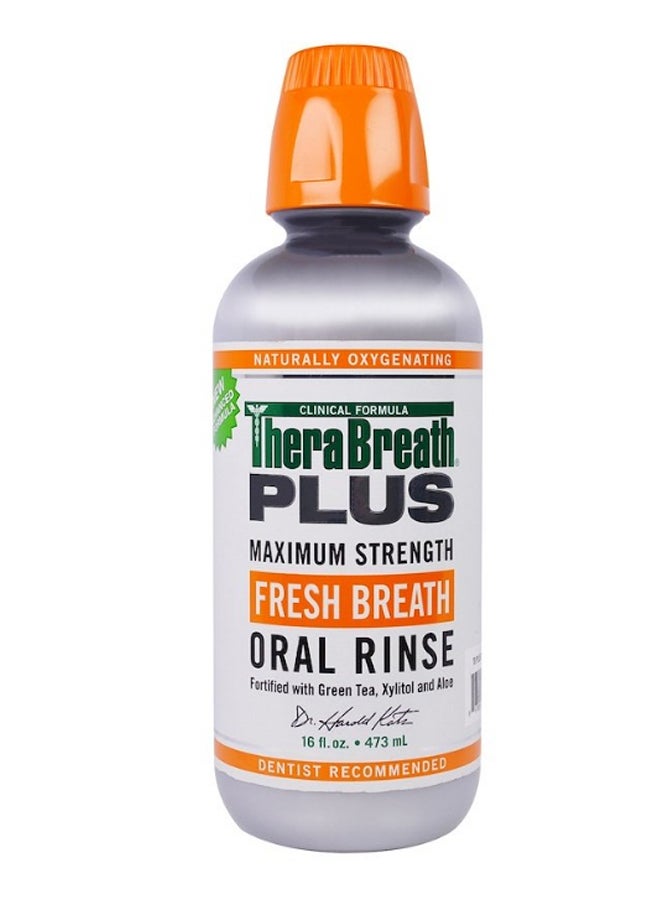 Plus Strength Fresh Breath Oral Rinse Clear