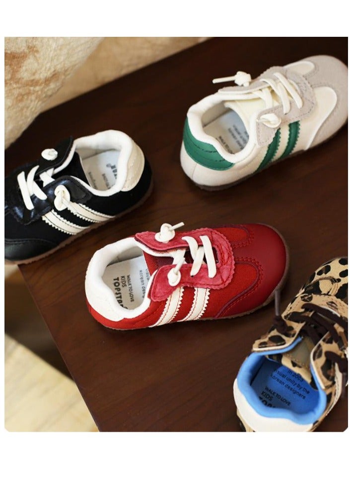 Flip Up Children's Shoes, Children's Sports Shoes, Moral Training Shoes, Spring And Autumn Styles