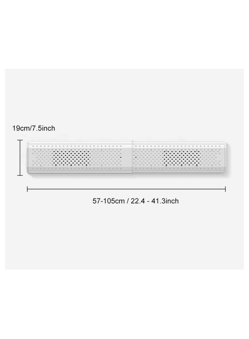 Adjustable Wall-Mounted Air Conditioner Wind Deflector for Home and Bedroom – Anti-Direct Wind Shield and Airflow Control Baffle