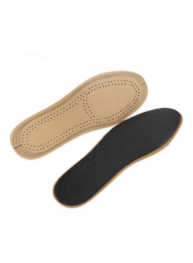 Corrective Breathable Shoe Insoles Brown/Black