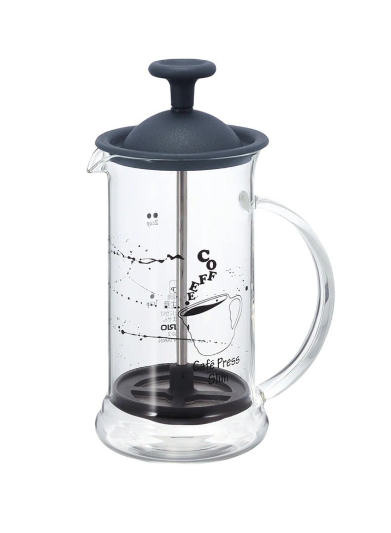 Slim Coffee Press 240ml, Black