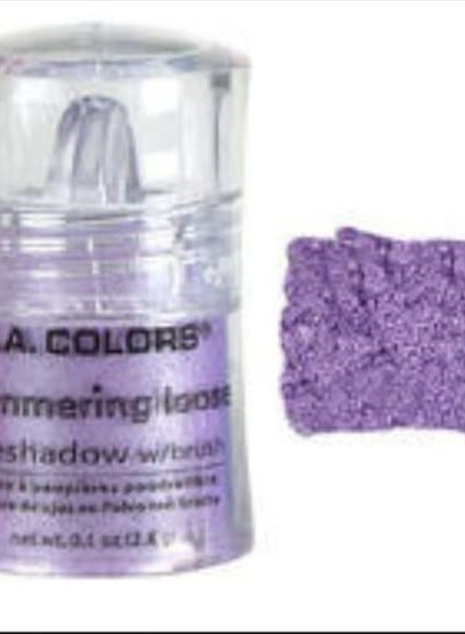 L.A. Colors Shimmering Loose Eyeshadow Grape Jelly BES406