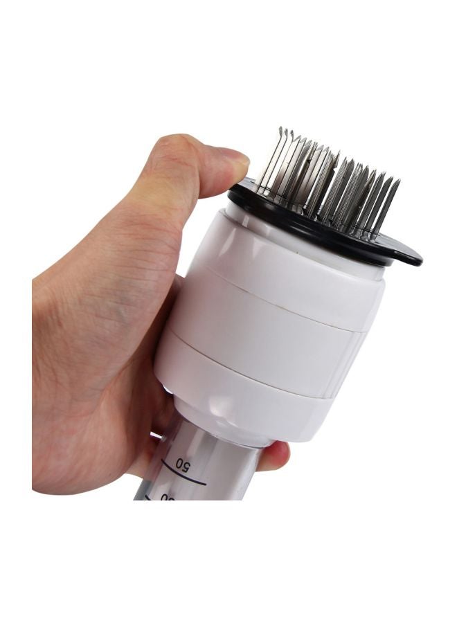 2-In-1 Meat Tenderizer White/Black 23.5x9.5x7.5cm