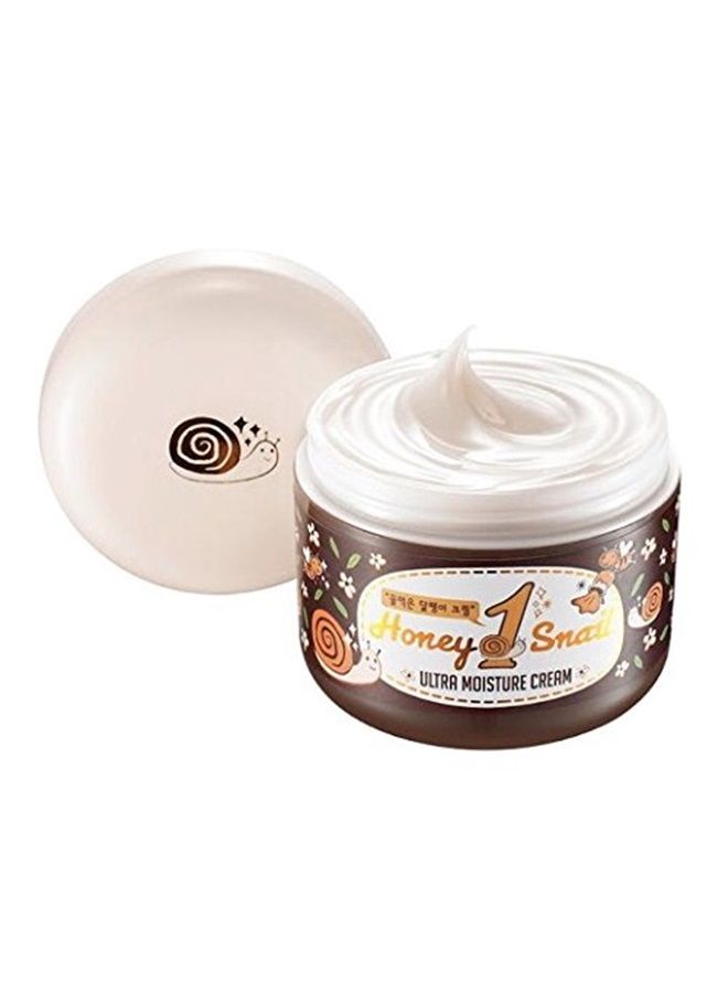 Snail Cream, Snail and Honey Extract, Ultra Moisture, Anti-Wrinkle, Snail Extract 2000 mg, Korean Beauty, 100 ml