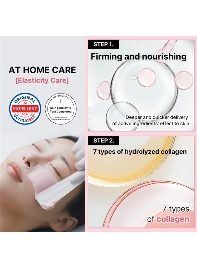 Derma Modeling Pack (Collagen) - Filling Elasticity For Glow Skin - Easy DIY Home Spa Kits, Hydrating Icy Jelly Mask For Skin Refreshment