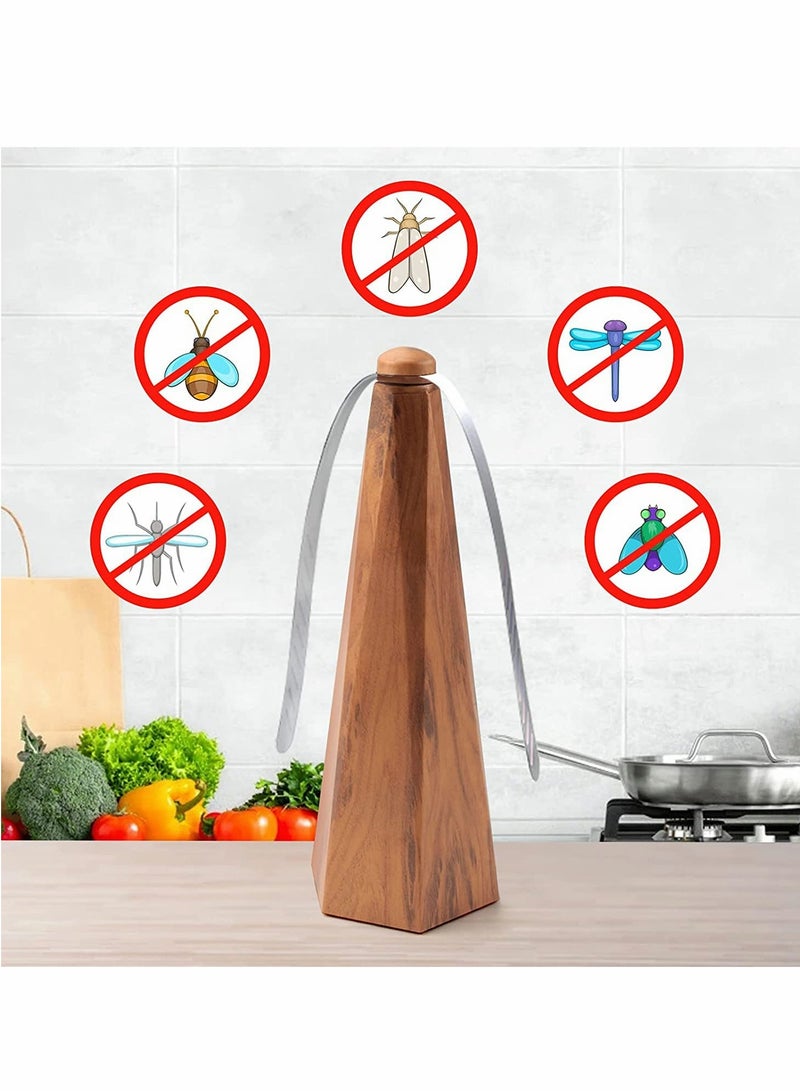 Eco-Friendly Fly Repellent Fan for Tables, Lightweight and Silent Insect Mosquito Repellent, Perfect for Outdoor Picnics, Camping, and Home Use to Keep Food Safe from Bugs