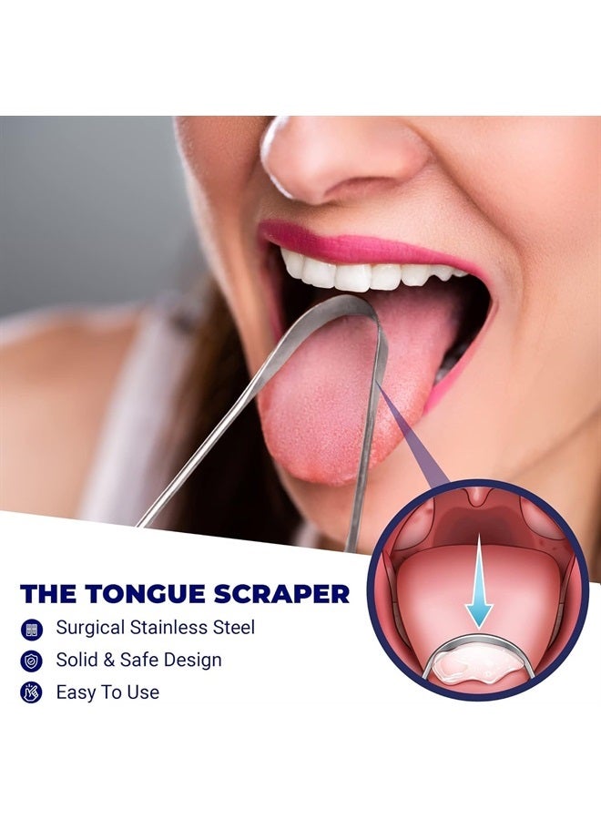 Tonsil Stone Removal Kit - Tonsil Stone Remover - Tonsillolith Remover Tool - Tonsil Cleaner - Fight Bad Breath - Tonsil Stone Removal Tool - Oral Irrigator - Tongue Scraper - 7 Pieces