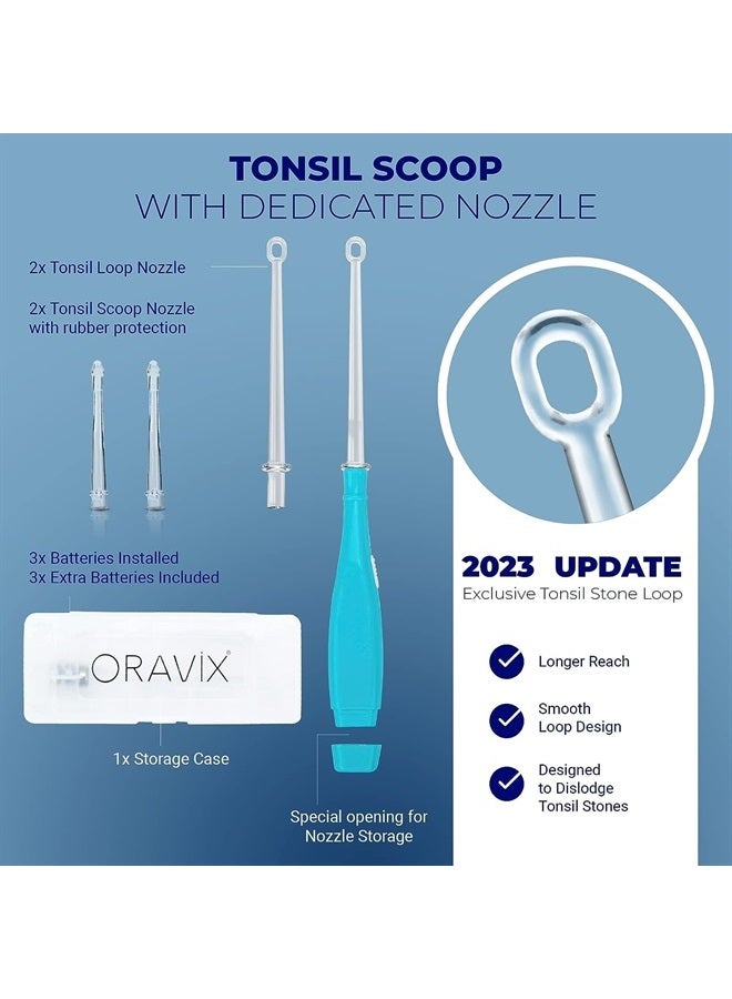 Tonsil Stone Removal Kit - Tonsil Stone Remover - Tonsillolith Remover Tool - Tonsil Cleaner - Fight Bad Breath - Tonsil Stone Removal Tool - Oral Irrigator - Tongue Scraper - 7 Pieces