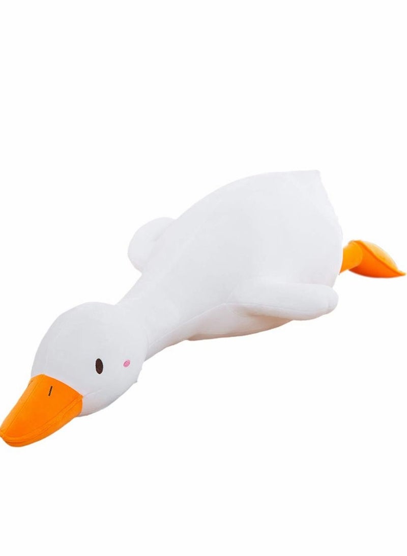 25.6 Inches Duck Plush Toy, Stuffed Animal Throw Plushie Doll, Super Soft Hugging Pillow for Every Age, White