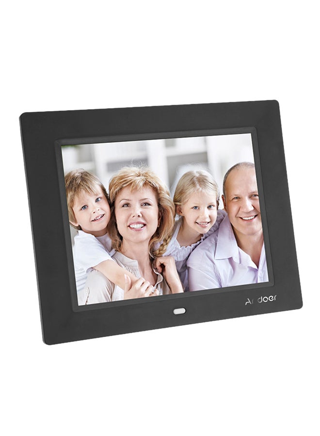 8-Inch HD Wide Screen Digital Photo Frame Black