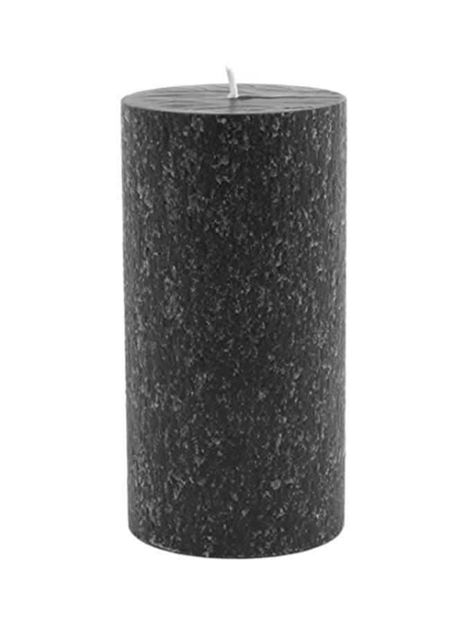 Scented Timberline Pillar Candle - Patchouli Pure Black